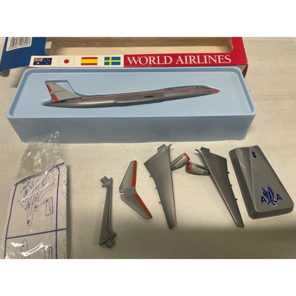 WOOSTER 1:200 US AIR BOEING 767-200 PLASTIC SNAP FIT MODEL PLANE NO.244 - Picture 6 of 7